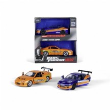 Jada Fast & Furious Twin Pack 1:32 Nissan Silvia S15 & Brian's Toyota Supra